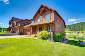 Hot Tub and Golf Course Views Luxe Sturgis Home!